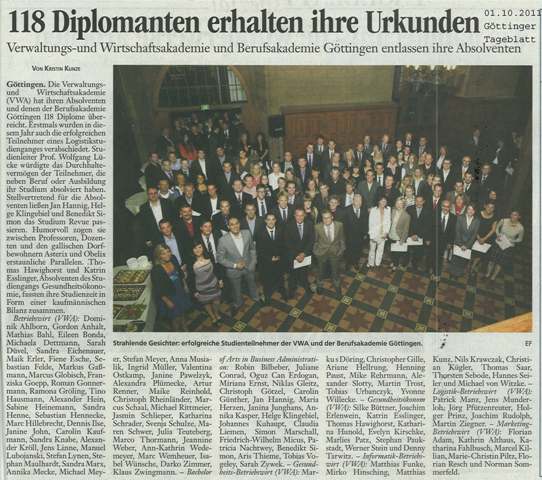 VWA Diplomübergabe 2011
