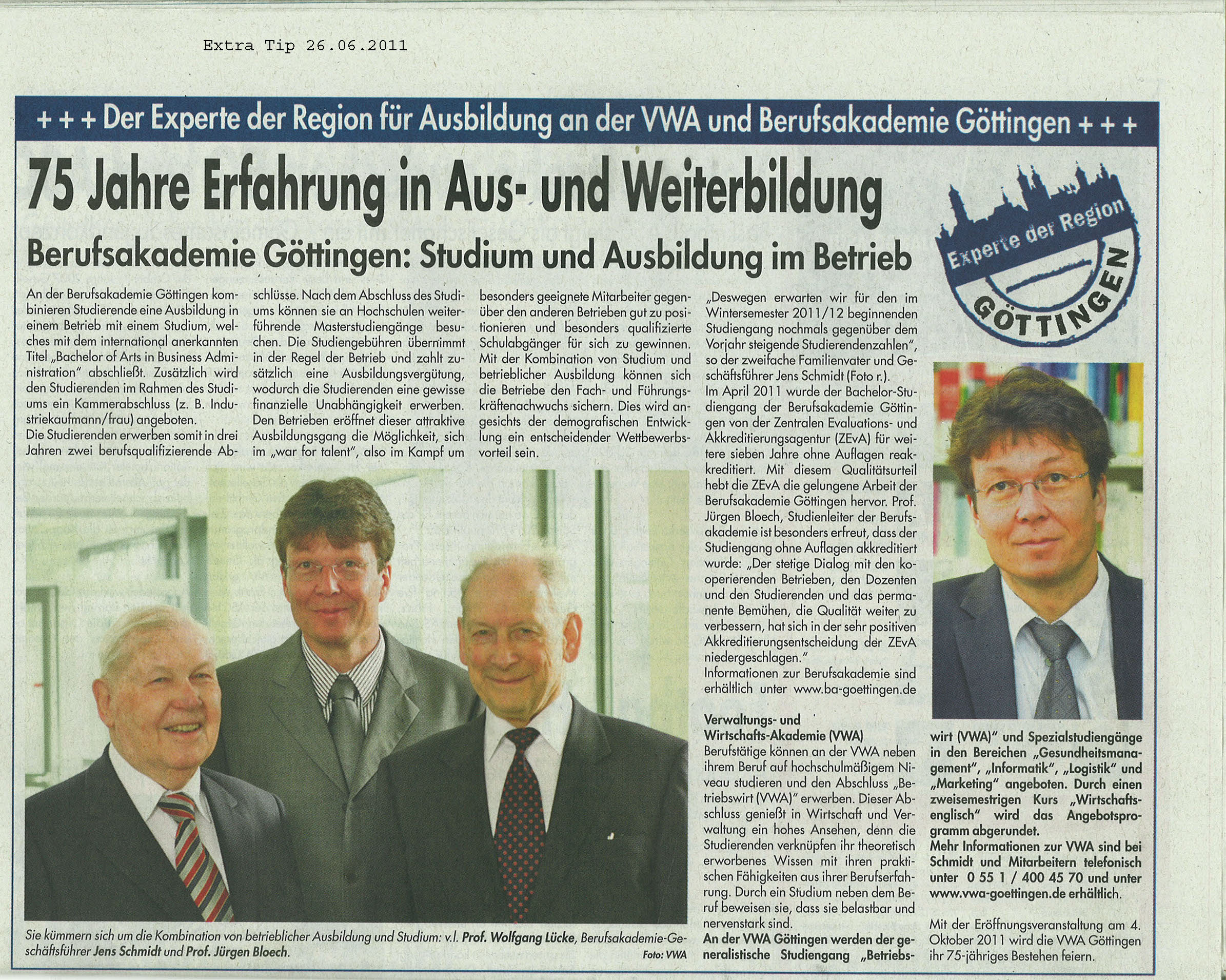 Pressebericht im Extra Tip Pressebericht im Extra Tip